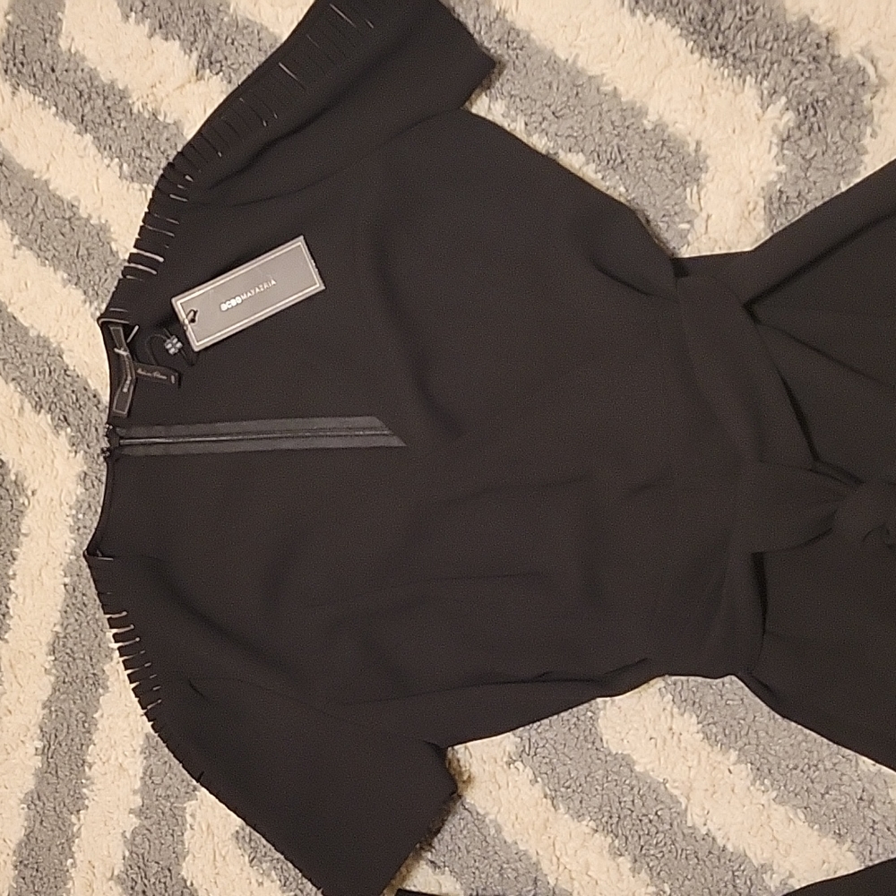 NWT B CBG MAXAZRIA Black pantsuit